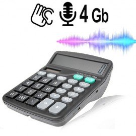 Spionage Voicerecorder im Tischrechner