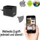 WIFI HD SpyCam im USB-Netzstecker, Full- HD- Auflösung,Videoaufnahme, Fotoaufnahme, reine Tonaufnahme + weltweite Zugriff- jede