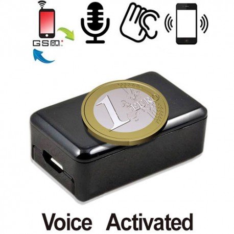 DER KLEINSTE GSM MICRO-ABHÖRSENDER DER WELT MIT VOICE-AKTIVIERUNG