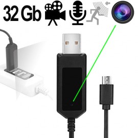 HD SpyCam im USB-Ladekabel