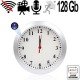 Full-HD Spy-Cam getarnt in Wanduhr, 128 GB