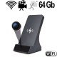 IP-LAN-HD-SpyCam in Handy-Ladestation