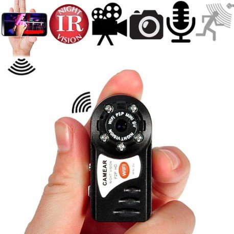 IP-LAN Mini-SpyCam. Unauffällige WIFI-Full-HD-Mini-Kamera für Windows, Android & Apple iOS